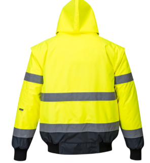 C465 - Blouson Bomber 3-en-1 Haute Visibilité Bicolore