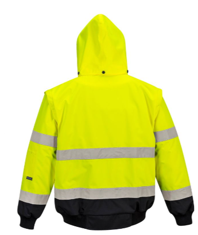 C465 - Blouson Bomber 3-en-1 Haute Visibilité Bicolore