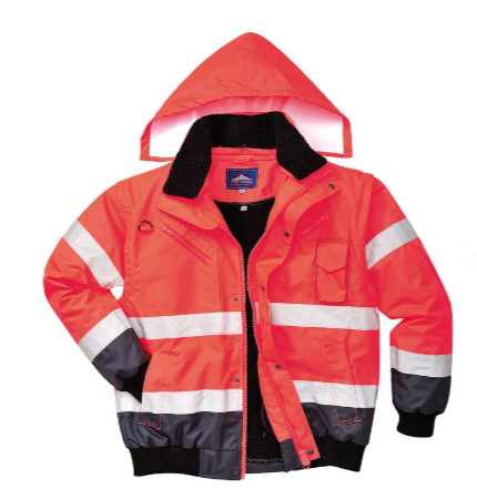 C465 - Blouson Bomber 3-en-1 Haute Visibilité Bicolore