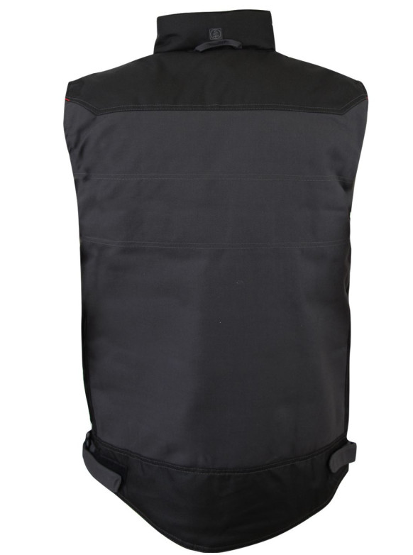 BODYWARMER BICOLORE SABLE