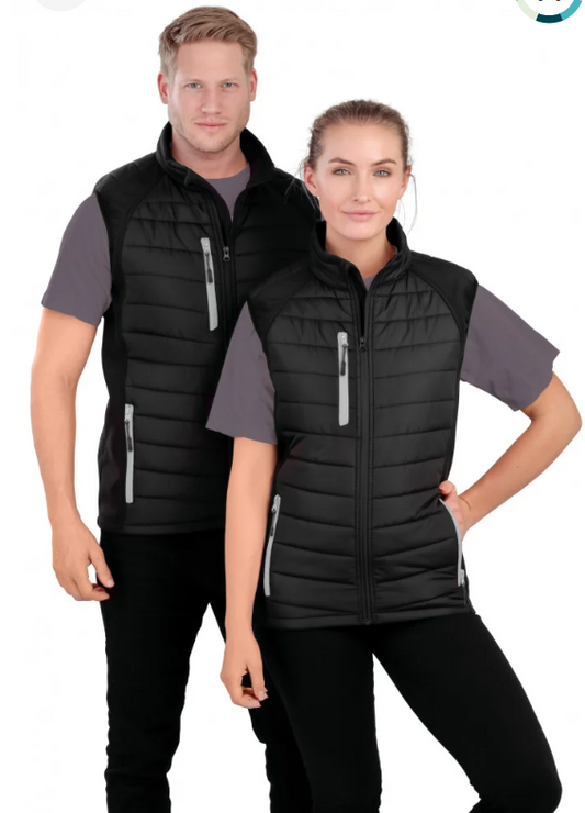 GILET SOFTSHELL REMBOURRE BLACK COMPASS RECYCLE