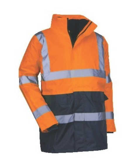 PARKA DE TRAVAIL 4 EN 1 HAUTE VISIBILITÉ PRÉVENTION