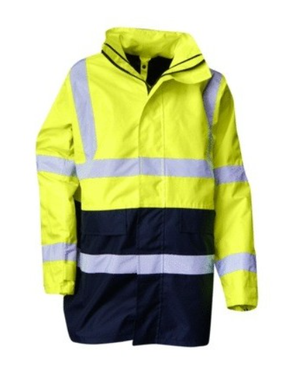 PARKA DE TRAVAIL 4 EN 1 HAUTE VISIBILITÉ PRÉVENTION