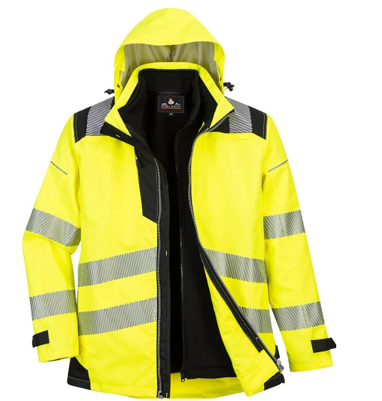 PW365 - Parka PW3 3-en-1 haute visibilité