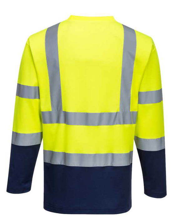 S280 - T-Shirt Coton Comfort bicolore manches longues