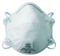 DEMI-MASQUE FILTRANT À COQUE SANS VALVE FFP2 NR D - VENDU PAR 20