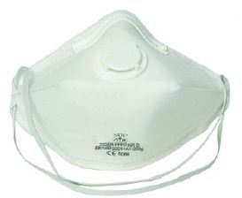 DEMI-MASQUES FILTRANTS PLIABLES AVEC VALVE FFP2 NR D - VENDU PAR 20