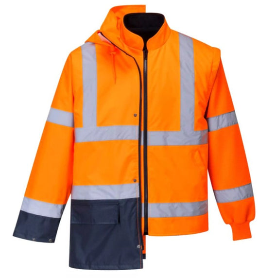 S766 - Parka 5 en 1 Essentiel Bicolore