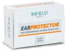 BOUCHONS ANTIBRUIT EAR PROTECTOR AVEC FILTRE A ATTENUATION CIBLEE X10 SANS BLISTER