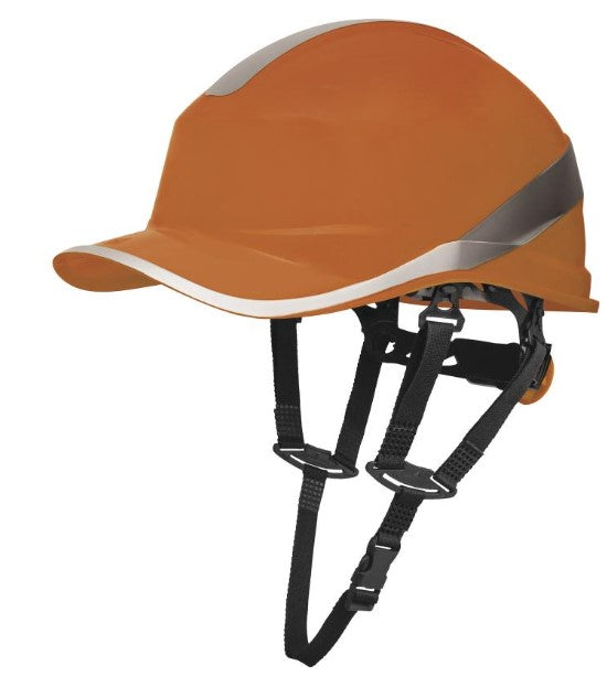 DIAMOND5UP CASQUE DE CHANTIER ABS STYLE CASQUETTE BASEBALL + JUGULAIRE - SERRAGE ROTOR