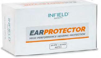 BOUCHONS ANTIBRUIT EAR PROTECTOR AVEC FILTRE A ATTENUATION CIBLEE X10 SOUS BLISTER